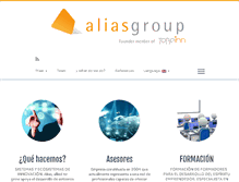 Tablet Screenshot of aliasgroup.com